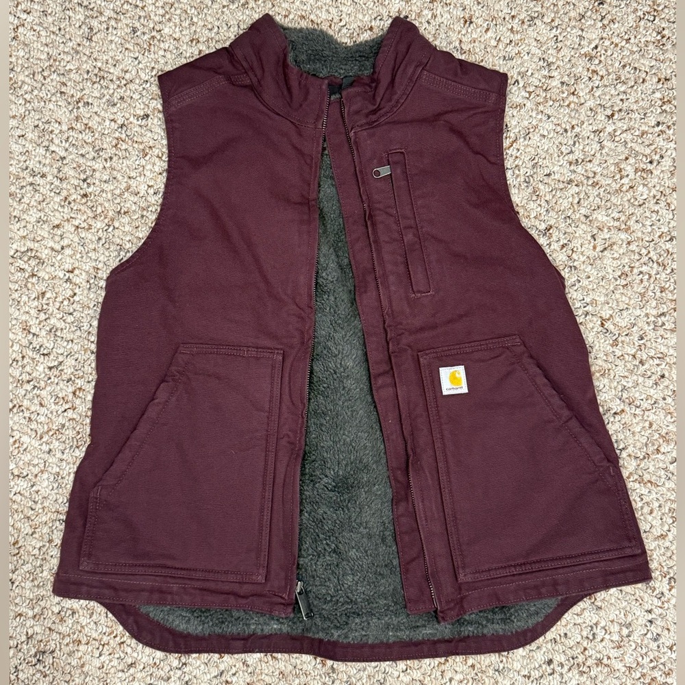 Women’s Carhartt Washed Duck Mock Neck Vest